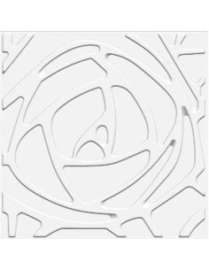 d032 - lot de 4 plaques 3d pvc - 50cm*50cm