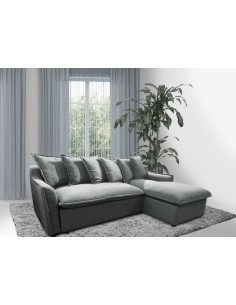 canape convertible axel  135x81x83 -gris clair  norn 07