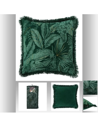 164006h - housse cous jungle brod 40x40