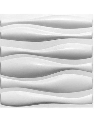 d163 -lot de 4 plaque 3d pvc - 50cm*50cm