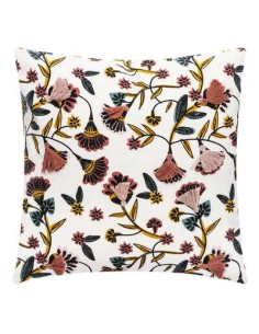 164008f-housse cous gypsy pompon 40x40