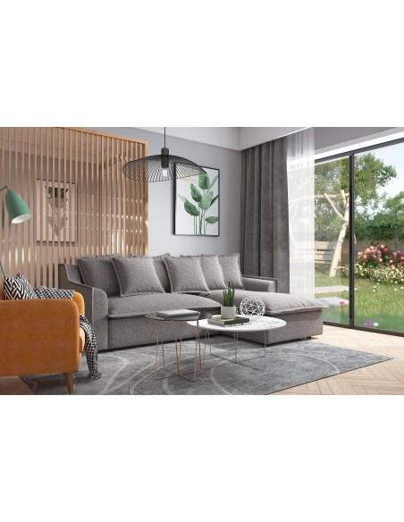 canape convertible axel 135x81x83cm  -anthracite  norn 15