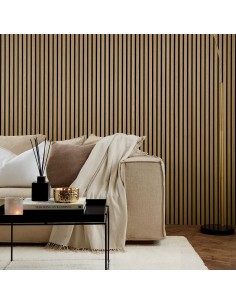 mj22 - plaque insonorisante mdf merisier - 60*240cm