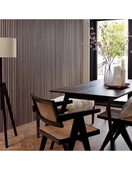 mj21 - plaque insonorisante mdf noyer - 60*240cm