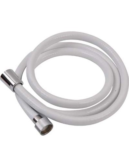 3106100 - flexible de douche pvc 200 cm - blanc