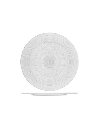 ass. plate 27cm verre circle
