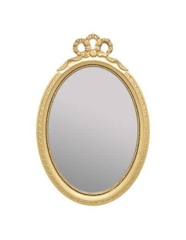 174265 - miroir oval dore princesse