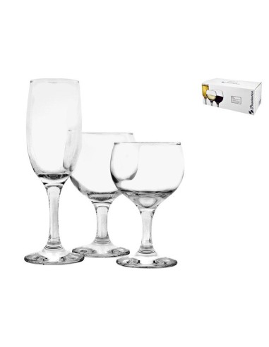 1611624-service de 18 verres/ pied  paris  pasabahce