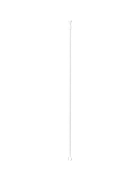 2104100 - barre de douche aluminium 135-250 cm - blanc