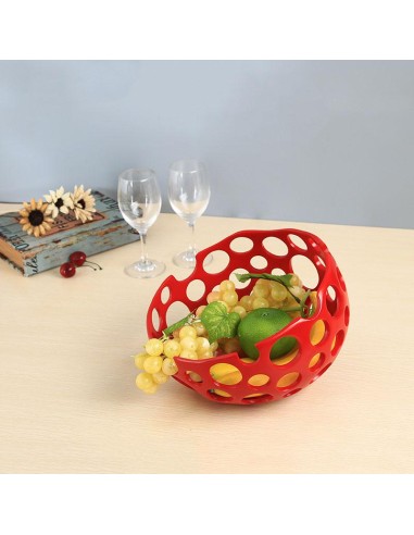 h2000-73 coupelle evasé rouge 26*26*20 cm