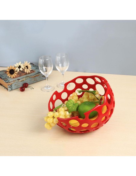 h2000-73 coupelle evasé rouge 26*26*20 cm