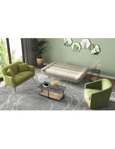 clic-clac bango / gris clair -180x102x85cm