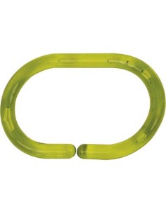 2201140 - set de 12 anneaux de douche ps - vert translucide