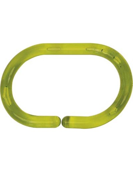 2201140 - set de 12 anneaux de douche ps - vert translucide