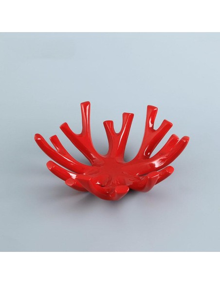 h2000-407 coupelle rouge / blanc 29*29*10 cm