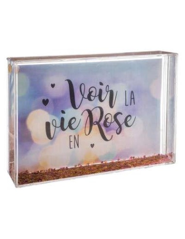 cadre glitter a eau 10x15