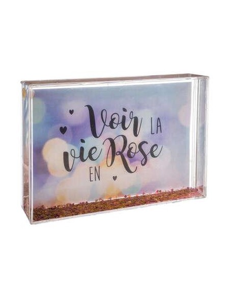 cadre glitter a eau 10x15