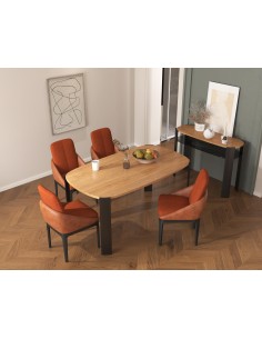 chaise james / gris clair - 54x46x68cm