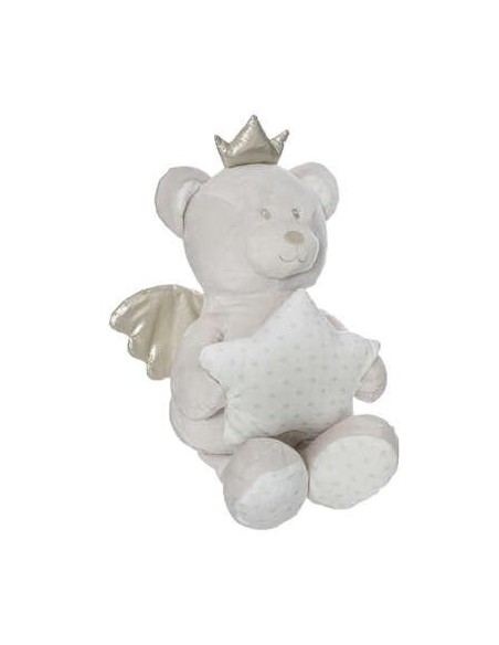 peluche ourson  + etoile beige