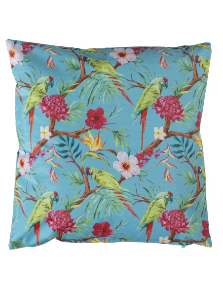 coussin exterieur 45x45 -parrot