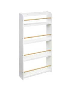 174087 - bibliotheque 4etg blanc bois