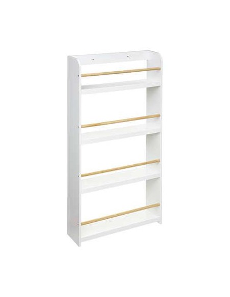 174087 - bibliotheque 4etg blanc bois