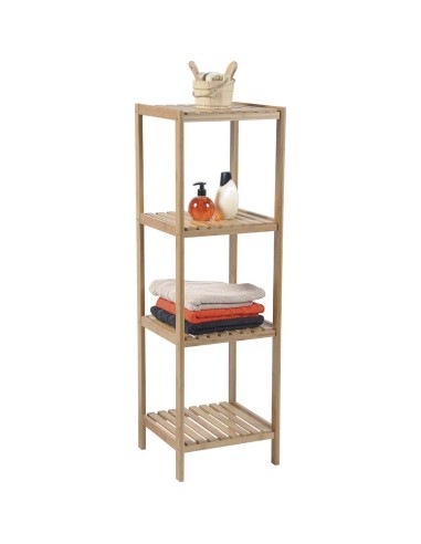 9808195 - meuble 4 etageres - bambou