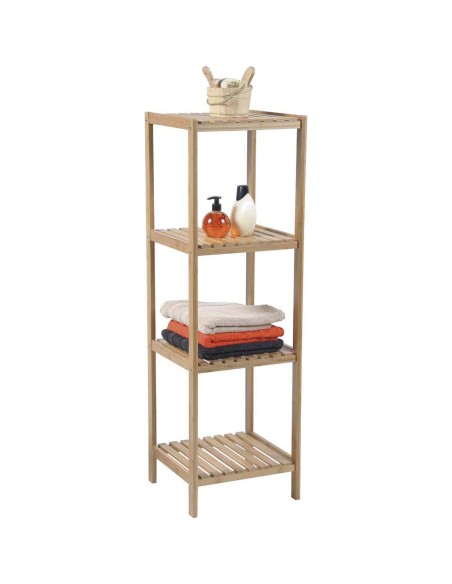 9808195 - meuble 4 etageres - bambou