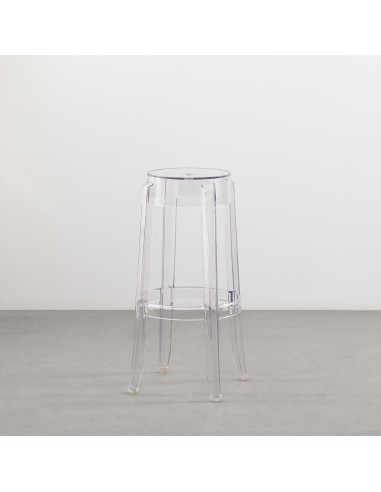 tabouret vertigo transparent - 71x38x76cm