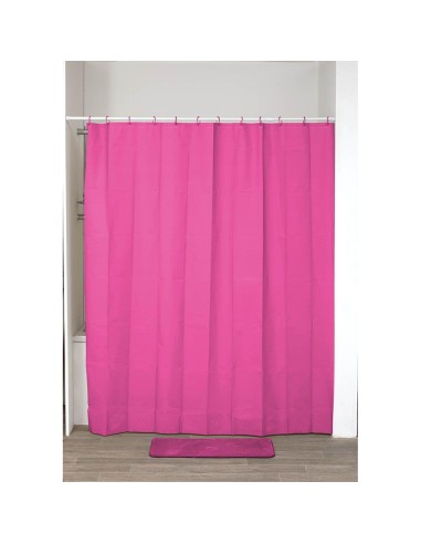 1101150 - rideau de douche peva 180x200 cm - fuchsia