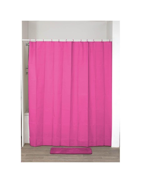 1101150 - rideau de douche peva 180x200 cm - fuchsia
