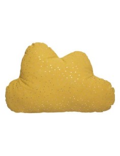 174198d - coussin forme oya nuage ocre