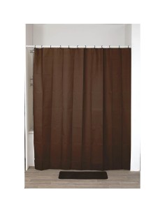 1101160 - rideau de douche peva 180x200 cm - chocolat