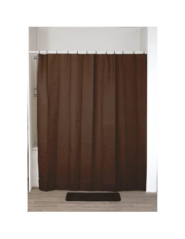 1101160 - rideau de douche peva 180x200 cm - chocolat