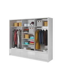 armoire dressing aria blanc 200 i