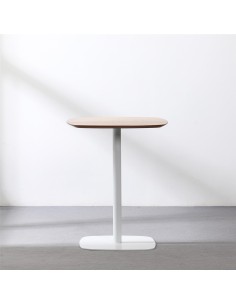 table bar ovalny - bois- 70x70x103cm