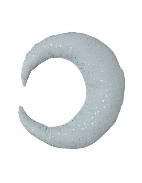coussin berlingot lune bleu