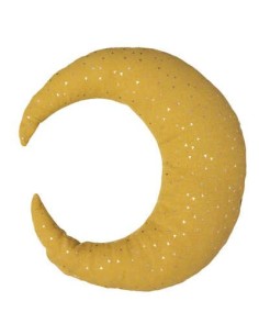 174200d - coussin forme oya lune ocre