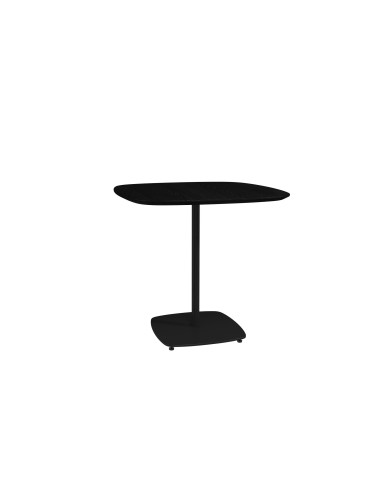 table carree ovalny - bois- 70x70x75cm