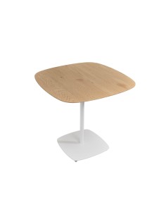 table carree ovalny -noir- 80x80x75cm