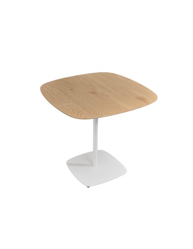 table carree ovalny -noir- 80x80x75cm