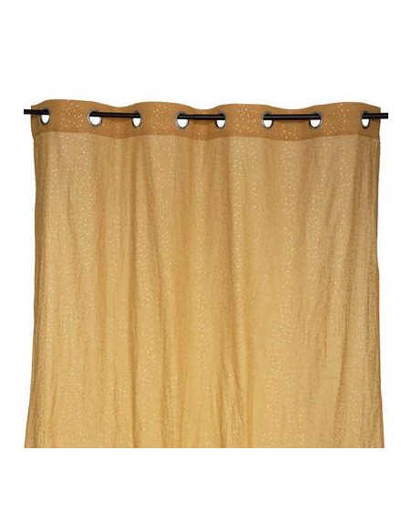 voilage berlingot 140x250 ocre