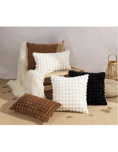 yi017-1 - coussin winter 60x60cm - brown