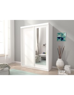 armoire alaska 150 blanc / blanc