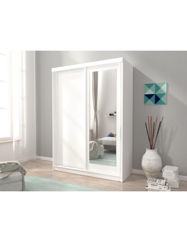 armoire alaska 150 blanc / blanc