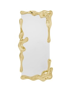 j26 miroir goutte d'eau 3  -  or  - 180*80*15 - frp, galvanoplastie, mdf, suppor