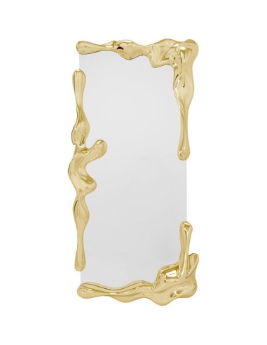 j26 miroir goutte d'eau 3  -  or  - 180*80*15 - frp, galvanoplastie, mdf, suppor