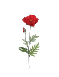 110349 - tige coquelicot rouge h70