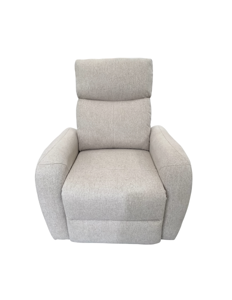 fauteuil relax  danube / manuel- nea15/gris c. - 84x83x100cm