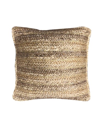 coussin jute et lurex 45x45cm